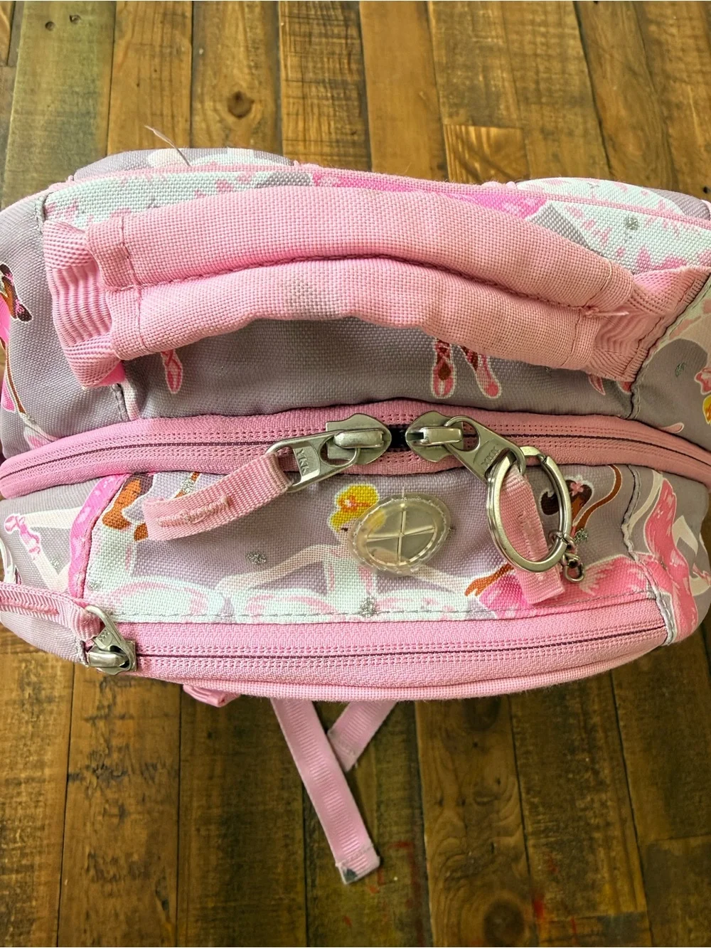 Pottery Barn Pink Ballerina Kids Backpack - Cute Ballet Print
